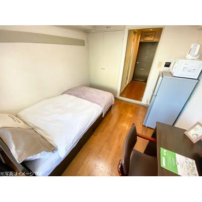 ユニオンマンスリー生田１　110　1R・セミダブル☆安心のオートロック完備＆室内洗濯機♪デスク＆チェア付き♪■小田急線「生田駅」徒歩5分の物件画像