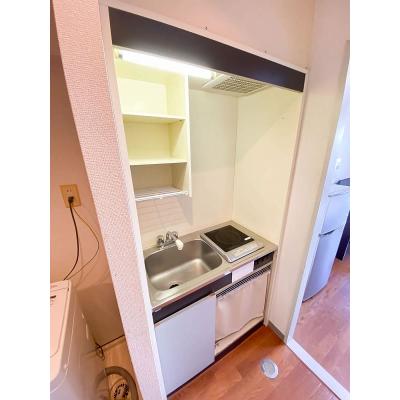 ユニオンマンスリー生田１　110　1R・セミダブル☆安心のオートロック完備＆室内洗濯機♪デスク＆チェア付き♪■小田急線「生田駅」徒歩5分の物件画像