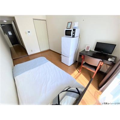 ユニオンマンスリー横浜・白楽１　205　1R・シングル☆■安心のオートロック完備♪デスク＆チェア付きでテレワークにもおすすめ♪■東急東横線利用で渋谷・横浜まで乗換なしでアクセスの物件画像