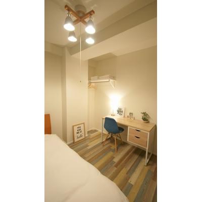 【✨リフォーム済み3LDK✨】ご家族に大人気👨‍👩‍👧‍👦ミソノプラザ401号室☆シングルベッド3台🛏️各部屋デスクチェア付き！無料WIFI・自転車駐輪場🚲の物件画像