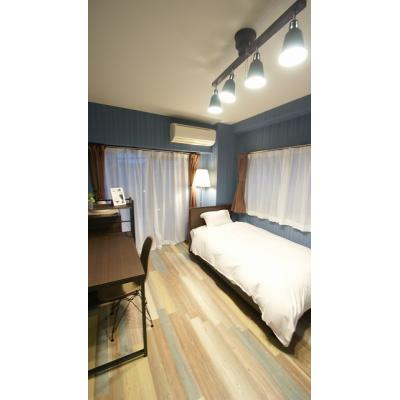 【✨リフォーム済み3LDK✨】ご家族に大人気👨‍👩‍👧‍👦ミソノプラザ401号室☆シングルベッド3台🛏️各部屋デスクチェア付き！無料WIFI・自転車駐輪場🚲の物件画像