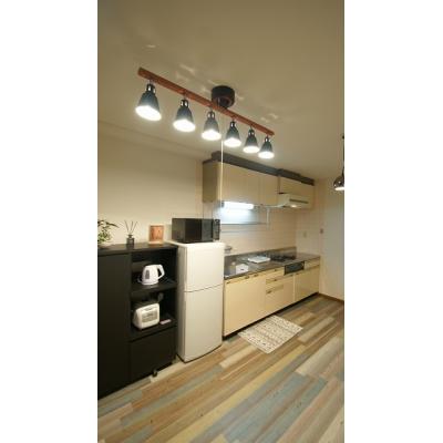 【✨リフォーム済み3LDK✨】ご家族に大人気👨‍👩‍👧‍👦ミソノプラザ401号室☆シングルベッド3台🛏️各部屋デスクチェア付き！無料WIFI・自転車駐輪場🚲の物件画像