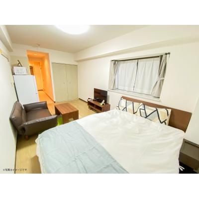 ●2026年5月11日から入居可●ユニオンマンスリー南柏１　302　1R・ダブル・くつろぎstyle☆人気の角部屋♪バストイレ別・独立洗面台♪快適なダブルベッド♪の物件画像