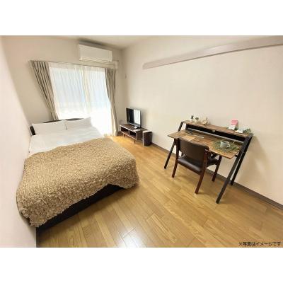 ユニオンマンスリー東船橋１　302　1K・セミダブル☆安心のオートロック完備♪人気のバストイレ別♪デスク＆チェア付き！の物件画像