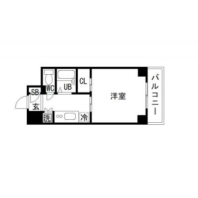 OneLife菊川クラウド【★室内見学可（※空室状況により、応相談）】の間取り図