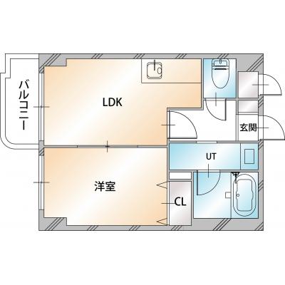 ☆エアコン付き☆ノースステイ医大前《無料WIFI完備》Ctypeの間取り図