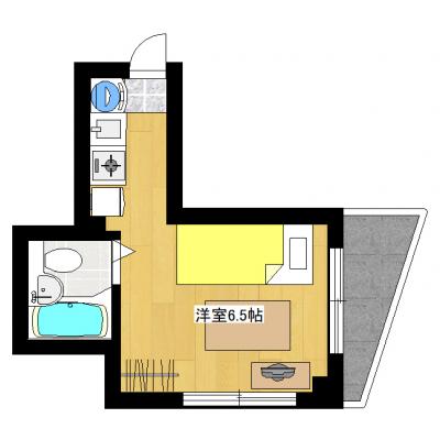 大江戸線新江古田駅徒歩1分♪エレベーター付き鉄筋マンション！角部屋！スーパー・ドラッグストア至近でとっても便利！ＭＨ新江古田Ⅱの間取り図