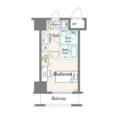 【TM御茶ノ水SD1】全室禁煙/5線5駅が徒歩圏内！・ネットWi-Fi無制限無料・テレワークにも♪の間取り図