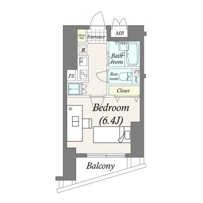 【TM銀座東/SD1】駅徒歩２分・室内洗濯機置・ＢＴ別・ネットWi-Fi無制限無料・_テレワークにも♪の間取り図