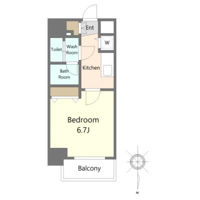 ≪🌠 シーズン到来 🌃 特別割引を実施中 🌠🌙≫〖ネット無制限〗テレワークにも最適です☆エスライズ東本町 🚭［No.5312020］全部屋・光熱費込みの賃料です。の間取り図