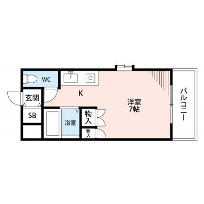◆パシオン大阪神崎川１【★風呂・トイレセパレート★洗浄付き便座】の間取り図