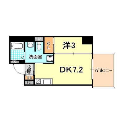 トラスト兵庫1【JR兵庫駅3分！近隣には飲食店多数あり♪】の間取り図