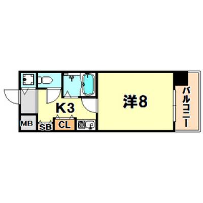 トラスト元町10【JR元町駅徒歩3分★　Wi-Fi無料！】の間取り図