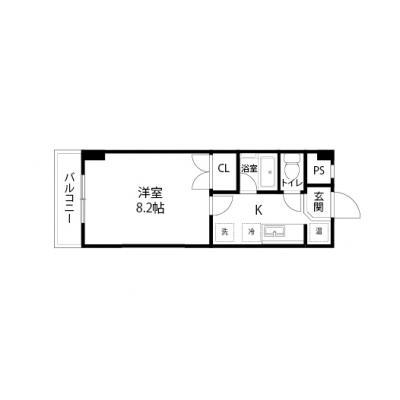 YM_フリード泉中央3階の間取り図
