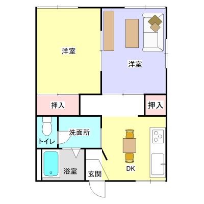 ロイヤルパレスの間取り図