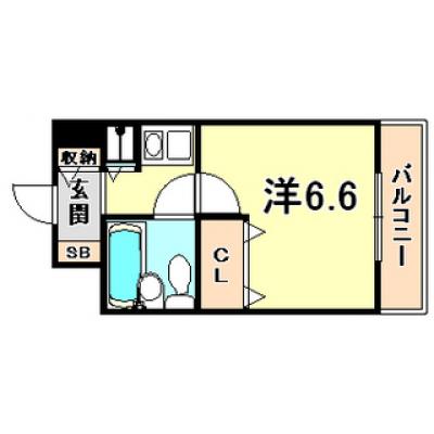 トラスト三宮9【✨人気のエリア☆磯上公園すぐ”✨】の間取り図