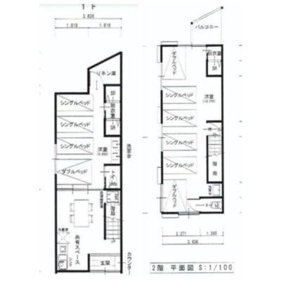 PIPI　世田谷区　一軒家　360°VIEWにて内覧可！　フルリノベ済　WIFI完備　駅近徒歩1分　テレワーク　ファミリー・グループ向け　外国人可能　保証人不要　一時帰国受入可能　渋谷近く　東京都の間取り図