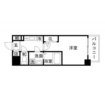 OneLife大阪難波ザ・アーク【★室内見学可（※空室状況により、応相談）】の間取り図