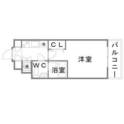 OneLife西新宿デューク2nd【★新宿アイランドタワーまで徒歩圏内！】の間取り図