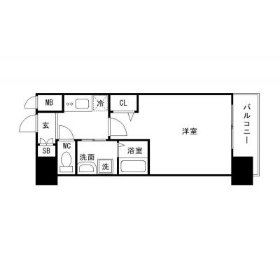 OneLife名古屋則武の間取り図
