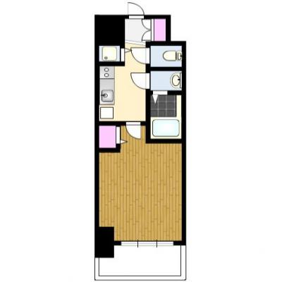 G-style.BBwf大阪　新大阪駅前1【嬉しいインターネット料金込み♪食器類や調理器具等の生活備品も日額料金に含んでいます♪】の間取り図