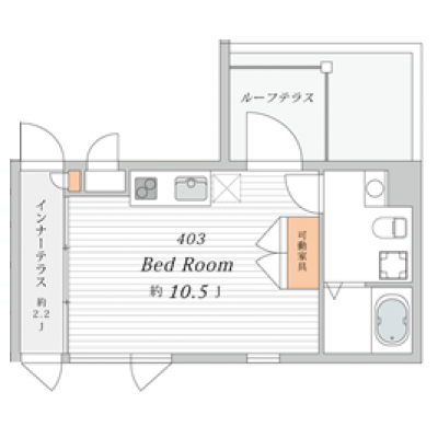 【ハイグレードマンション】2020年築★ペット飼育可（猫のみOK）ネット無料・オートロック完備・設備充実でワンランク上の快適ステイ！『中野駅11分』ＭＨ中野Ⅴの間取り図