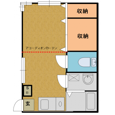 ONLY柏1【🌈WiFi・管理費０円キャンペーン🌈】ぺット可🐾　BT別！　最寄り駅アクセス良好な柏駅♪⇔🚃我孫子駅5分・松戸駅15分・北千住駅15分・日暮里駅23分・春日部駅・上野駅🚃⇔直通の間取り図
