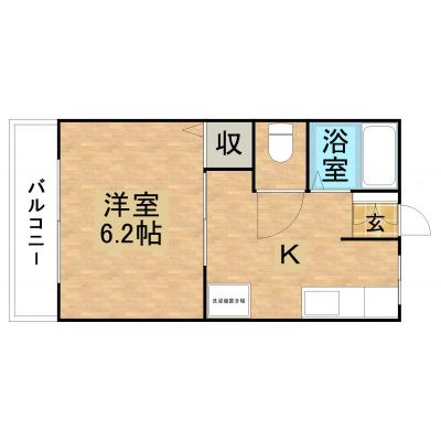 マロンハイツの間取り図