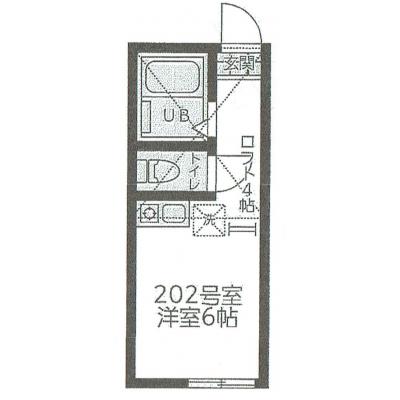 マンスリーモンペリエの間取り図