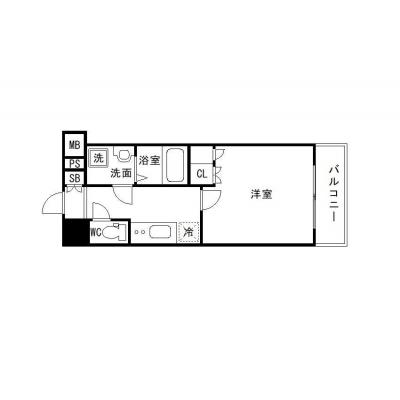 OneLife亀戸ネクスト2nd【■Wi-Fi無制限▼東京スカイツリーまで好アクセス】の間取り図