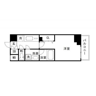 OneLife練馬桜台ネクスト2nd【▼練馬区立練馬文化センターまで徒歩圏内！■Wi-Fi無制限※テレワークにもおすすめ】の間取り図