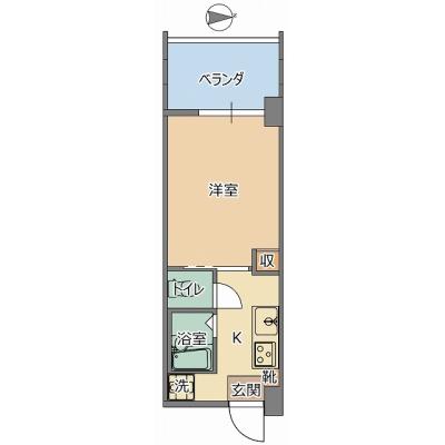 【ペリドット糸満】築浅物件・コンビニ徒歩圏内・那覇空港から車で20分・駐車場1台付・Wi-Fi無料の間取り図