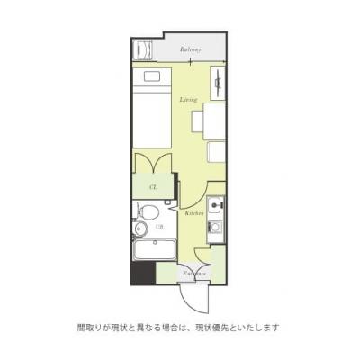 ユニオンマンスリー清瀬１　204　1K・シングル☆■安心のモニター付きインターフォン完備♪デスク＆チェア付きでテレワークにおすすめ♪■西武池袋線で所沢駅や池袋駅まで乗換なしの間取り図