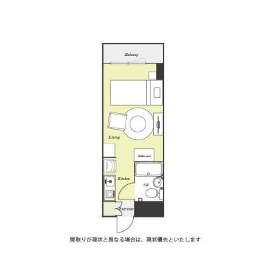 ●2026年4月18日から入居可●ユニオンマンスリー相模原４　304　1R・シングル☆オートロック＆モニター付きインターフォン完備■新横浜や町田まで乗換なしでアクセス可能の間取り図