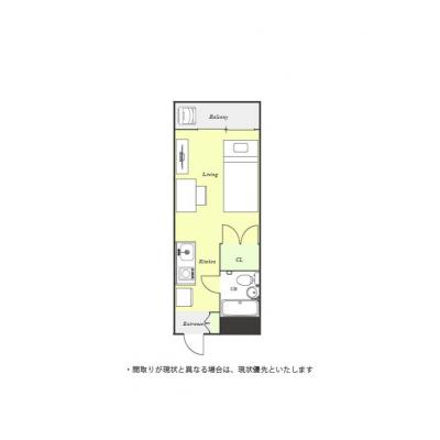 ユニオンマンスリー八王子長沼１　208　1R・シングル☆京王八王子駅まで乗り換えなしでアクセス可能の間取り図