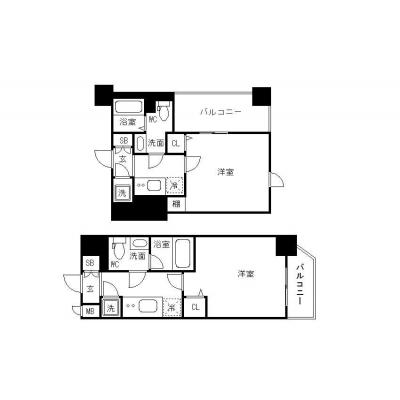 OneLife蒲田ジークエグゼ【★大田区産業プラザPiOまで好アクセス】の間取り図