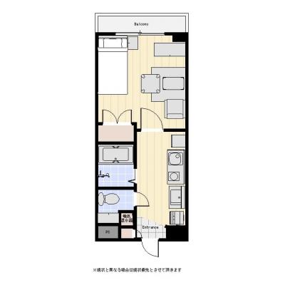 ユニオンマンスリー大宮１　1002　1K・シングル・くつろぎstyle☆宅配BOX完備♪の間取り図