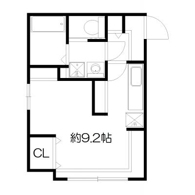 POROKARI麻生D/敷地内駐車場有/エアコン/複数部屋有の間取り図