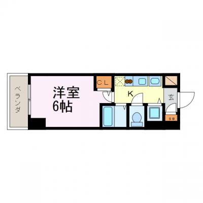 リードマンスリー【プレサンス鶴舞グリーンパーク】【オートロックで安心◎】の間取り図