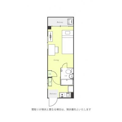 ユニオンマンスリー清瀬２　305　1K・シングル☆■人気の角部屋＆２面採光で快適なお部屋♪デスク＆チェア付き♪の間取り図