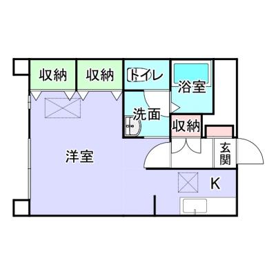 プレドラガールNARITA505の間取り図