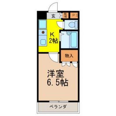 リードマンスリー【エクセルシオール金山　501】【金山駅徒歩3分！】の間取り図