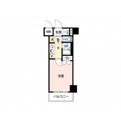 【🎉初期費用オフ｜お得なキャンペーン】【禁煙🚭/Wi-Fi無料🌐】マイナビSTAY蒲田3　1003の間取り図