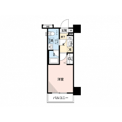 【🎉初期費用オフ｜お得なキャンペーン】【禁煙🚭/Wi-Fi無料🌐】マイナビSTAY鶴見　205の間取り図