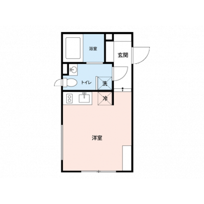 【🎉初期費用オフ｜お得なキャンペーン】【禁煙🚭/Wi-Fi無料🌐】マイナビSTAY中野坂上　203の間取り図