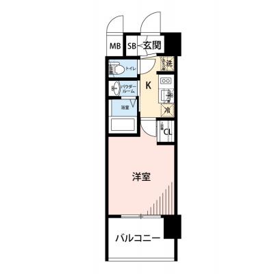 【✨🌅❄年末年始大感謝祭❄🌅✨】【禁煙🚭/Wi-Fi無料🌐】マイナビSTAY金山1　908の間取り図