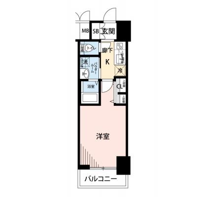 【🎍年末年始大感謝祭🎍】【禁煙🚭/Wi-Fi無料🌐】マイナビSTAY今池　402の間取り図