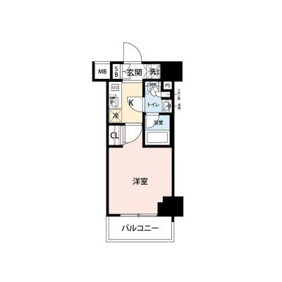 【🎉初期費用オフ｜お得なキャンペーン】【禁煙🚭/Wi-Fi無料🌐】マイナビSTAY大井仙台坂テラス　511の間取り図
