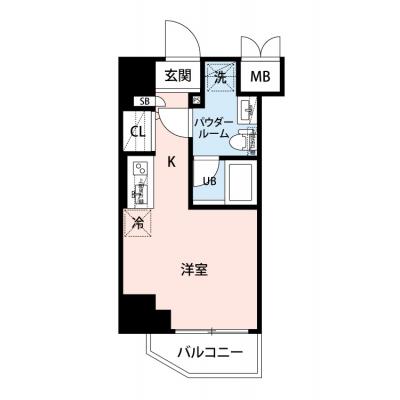 【🍡！秋の大感謝価格！🍡】【禁煙🚭/Wi-Fi無料🌐】マイナビSTAYゲートシティ川崎　301の間取り図