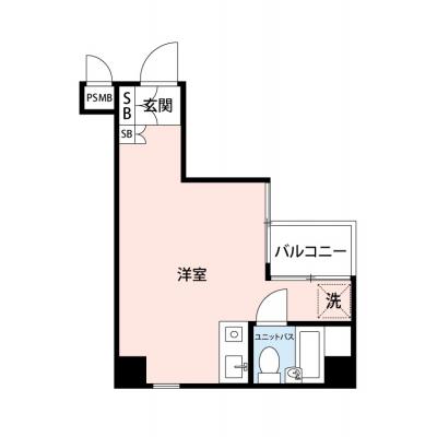 【🌷新生活応援キャンペーン🌷】【禁煙🚭/Wi-Fi無料🌐】マイナビSTAYザ・レジデンス森下　501の間取り図